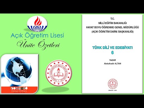 Thumbnail for AÖL / AÇIK ÖĞRETİM LİSESİ / TÜRK DİLİ VE EDEBİYATI 6 / ÜNİTE ÖZETLERİ