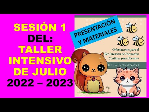 Thumbnail for Soy Docente: SESIÓN 1. TALLER INTENSIVO DE FORMACIÓN CONTINUA PARA DOCENTES (JULIO 2023)