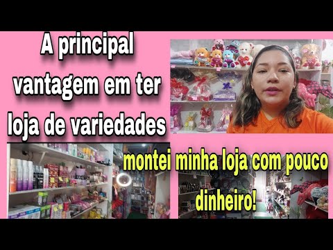 Como montei minha loja de Variedades/ processo da montagem