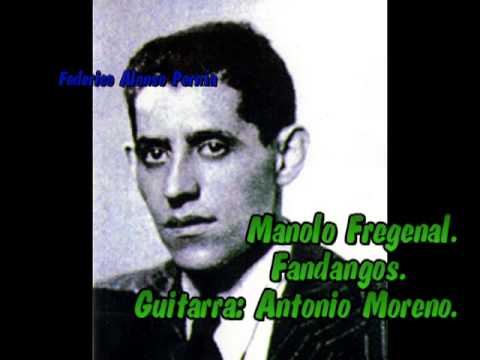 Manolo Fregenal, fandangos  Guitarra Antonio Moreno