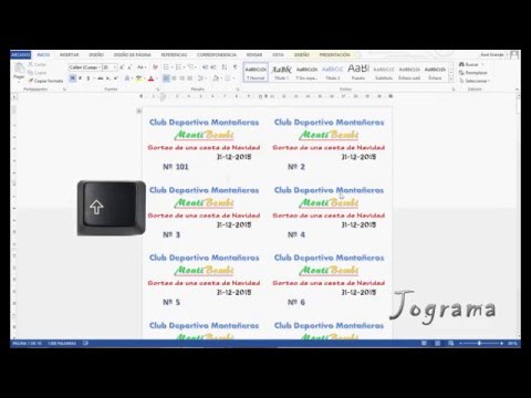 Thumbnail for Numeración de etiquetas   celdas  Word 2013