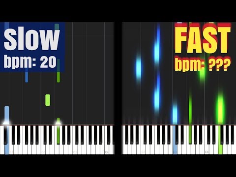 Every Musical Tempo in Synthesia