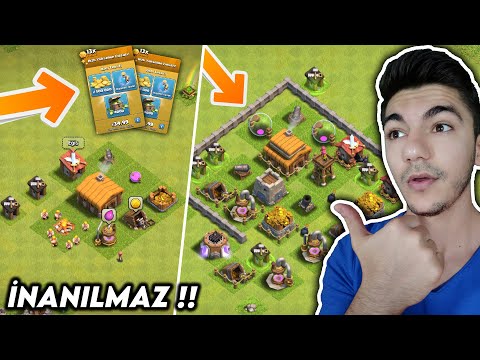 Thumbnail for 20 DAKİKADA HESABI FULLEDİM !! 5 İnşaatçının Gücü !!  - Clash Of Clans