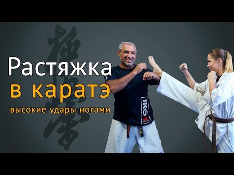 Thumbnail for Упражнения для растяжки ног в каратэ: высокие удары ногами в Киокушин