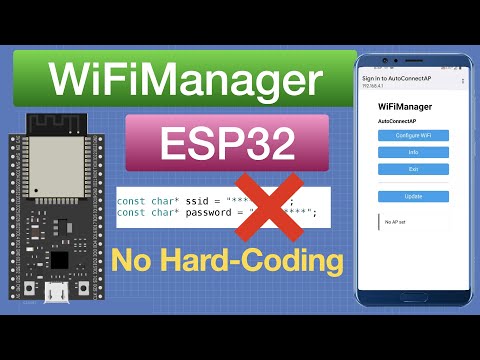 WiFiManager with ESP32 - Stop Hard-coding WiFi Credentials!