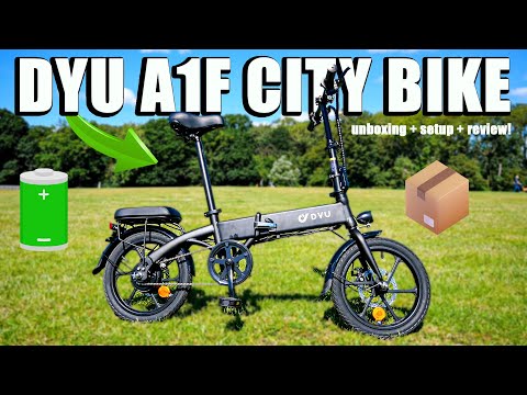 DYU A1F ELECTRIC CITY BIKE REVIEW: Unboxing, Setup, Charging &amp; First Impressions