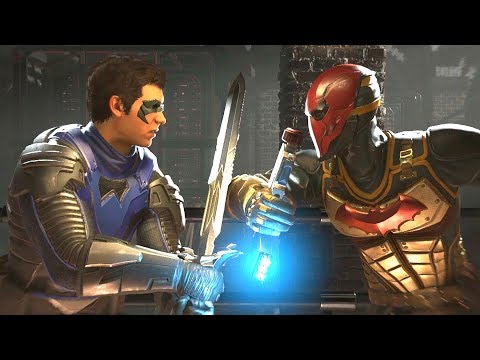 Thumbnail for Injustice 2 - Robin Vs Red Hood - All Intro Dialogue/All Clash Quotes, Super Moves