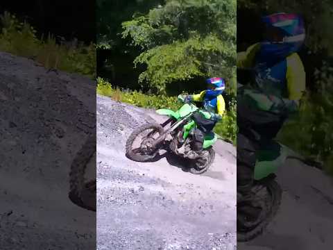 There is no try, only do. #shorts #kawasaki #hillclimb