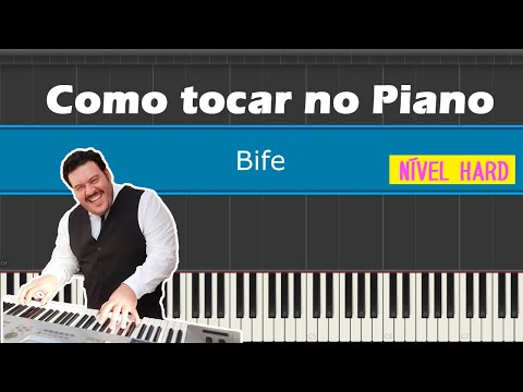 Como tocar a música Bife no piano (Danoninho) - nível Hard