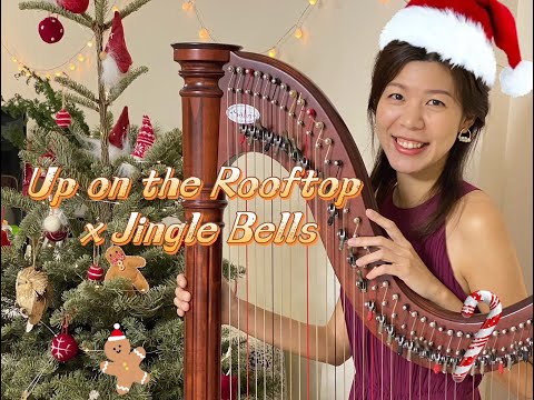 Thumbnail for Up on the Rooftop x Jingle Bells harp duet