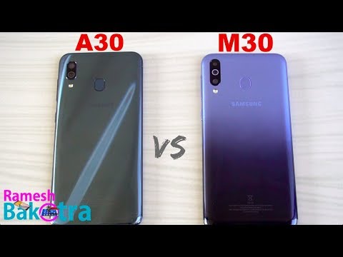 Thumbnail for Samsung Galaxy A30 vs M30 SpeedTest and Camera Comparison
