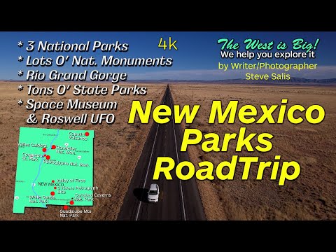 Thumbnail for 10 Best New Mexico Road Trip stops-. White Sands, Carlsbad Caverns & more
