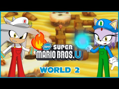 Thumbnail for Silver & Blaze Play New Super Mario Bros. U - World 2 - BLAZE THE PRO GAMER!