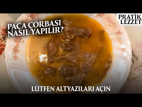 ŞİFA KAYNAĞI PAÇA ÇORBASI | NE KADAR PRATİK OLDUĞUNU GÖRÜNCE ÇOK ŞAŞIRACAKSINIZ