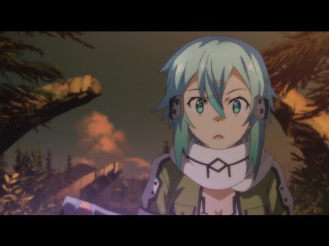 Sword Art Online II - Kirito deflects bullets in GGO