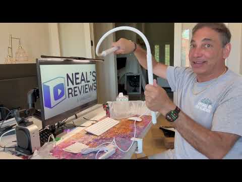 Desk Mounted USB Lamp Review & Unboxing    4K