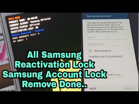Thumbnail for All Samsung | Reactivation Lock | Samsung Account | Remove Without PC Tested By Note 4 N910C
