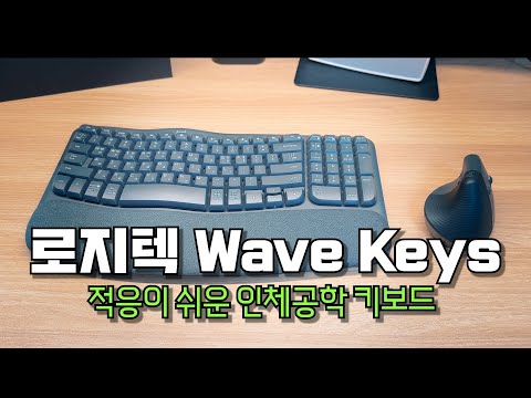 Thumbnail for 로지텍 Wave keys : 내가 유일하게 쓸 수 있는 인체공학 키보드