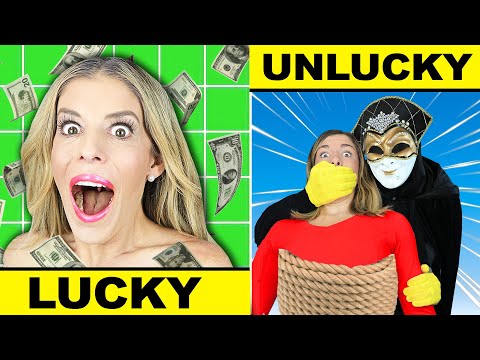 Thumbnail for LUCKY vs UNLUCKY Challenge for Face Reveal