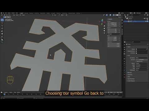 Thumbnail for How in Blender 3D create Khorne symbol for 3D printing. (lesson)