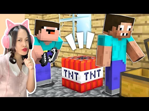 Noob VS Pro Minecraft! Siapa yang Menang? [Noob Trolls Pro Minecraft]