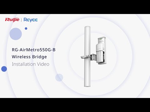 RG-AirMetro550G-B Wireless Bridge Installation Video