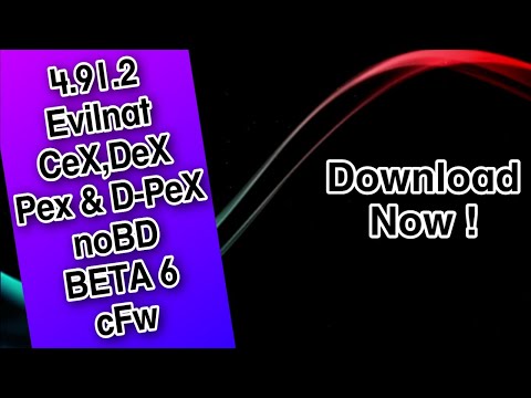 PS3 CFW 4.91.2 Evilnat CEX DEX & PEX D-PEX noBD Firmware Tutorial#ps3