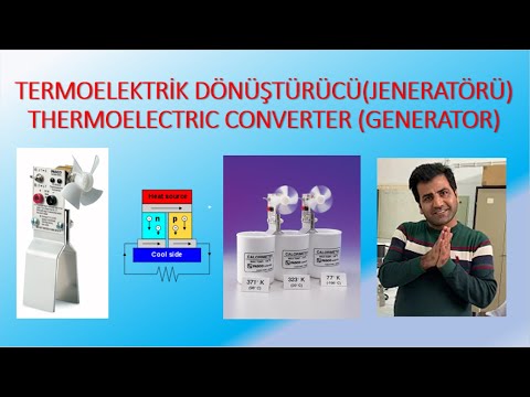 Termoelektrik Dönüştürücü deneyi (Thermoelectric converter) | İstatistik Fizik ve Termodinamik Lab