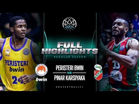 Peristeri bwin v Pinar Karsiyaka | Full Game Highlights | #BasketballCL 2023-24