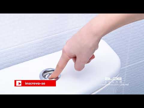 Som de descarga de banheiro