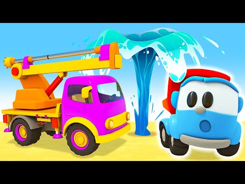 Léo le camion curieux: il faut trouver de l’eau potable! Dessin animé pour enfants
