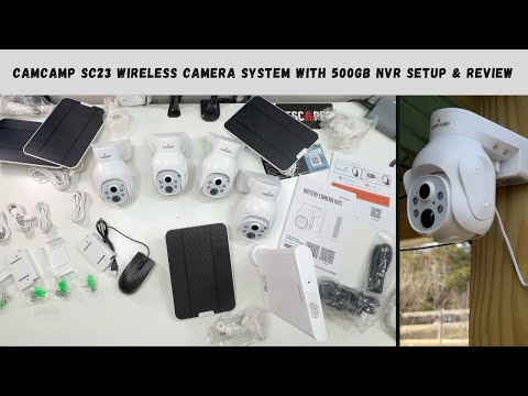 Camcamp SC23 Wireless Camera System with 500GB NVR Setup & Review