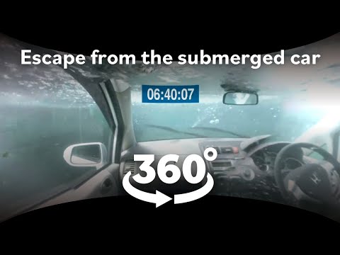 Thumbnail for 360-degree video! Escaping the submerged car [Virtual trial]
