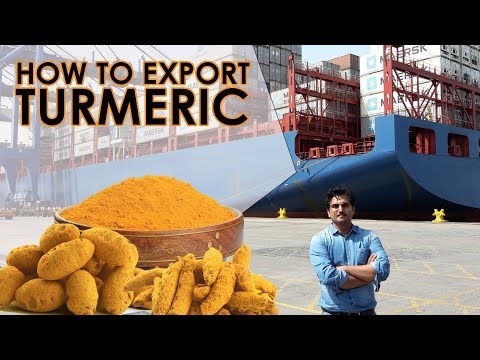 How to export turmeric, saffron and ginger from India