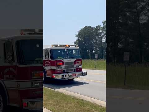 Fuquay-Varina Engine 4 Hauling to a Structure Fire
