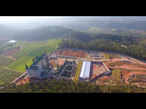 Arautos do Evangelho, Represa de Mairiporã, Serra da Cantareira em 4k Visto de Cima.
