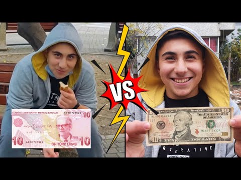 10 TL vs. 10 DOLAR ile Bir Gün Geçirmek!