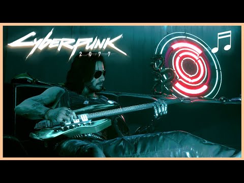 Thumbnail for CYBERPUNK 2077 Johnny Silverhand Playing Guitar | Ambient Soundtrack