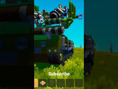 Guided missile shoots down helicopter in Scrap Mechanic #scrapmechanic #shorts
