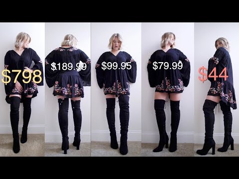 Comparing CHEAP VS EXPENSIVE Boots: STUART WEITZMAN vs DUPES | Milabu