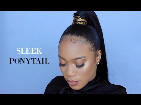 HOW TO: SLEEK PONYTAIL + GIVEAWAY(CLOSED)