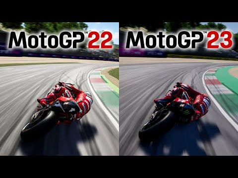 MotoGP 22 vs MotoGP 23 | Direct Comparison