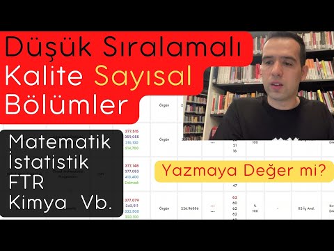 Thumbnail for YKS Tercih Düşük Sıralamalı ile girilebilecek Sayısal Bölümler