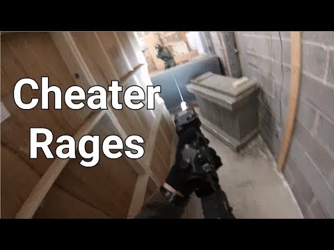 Airsoft Cheater Rages and Overshoots for Revenge