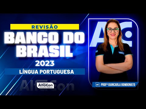 Concurso Banco do Brasil 2023 - Revisão de Língua Portuguesa - Alfacon