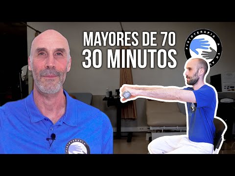 ???????? Rutina de ejercicios para MAYORES DE 70 años en silla, HAZLOS CONMIGO