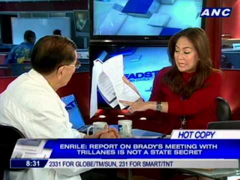 Enrile on Trillanes: He&apos;s the only senator who said he lost his confidence in me