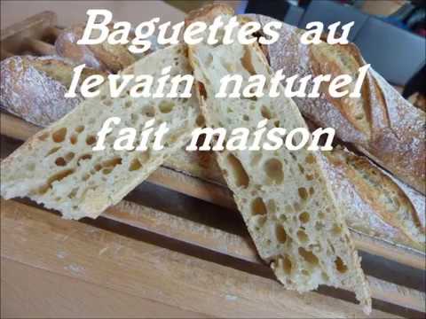 baguettes au levain naturel et pain rustique par " Au bon pain et Petites douceurs"