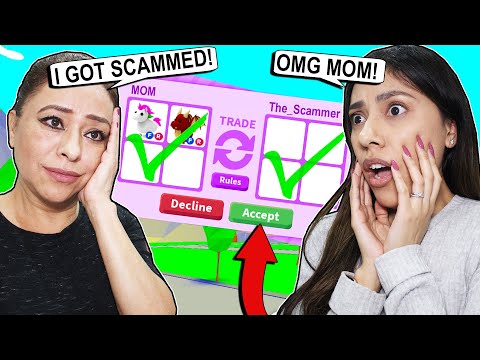 Thumbnail for MY MOM GOT SCAMMED in Adopt Me! (Roblox Adopt Me)