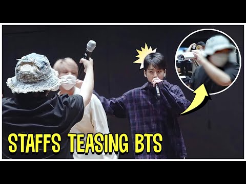 Thumbnail for Bighit Staffs Playing Along Teasing BTS And Back